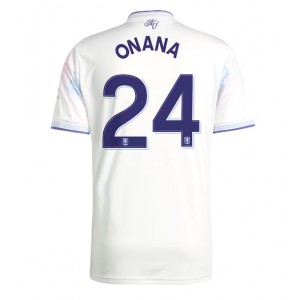 Fotbalové Dres Aston Villa Amadou Onana #24 Třetí Oblečení 2025-26 Krátký Rukáv
